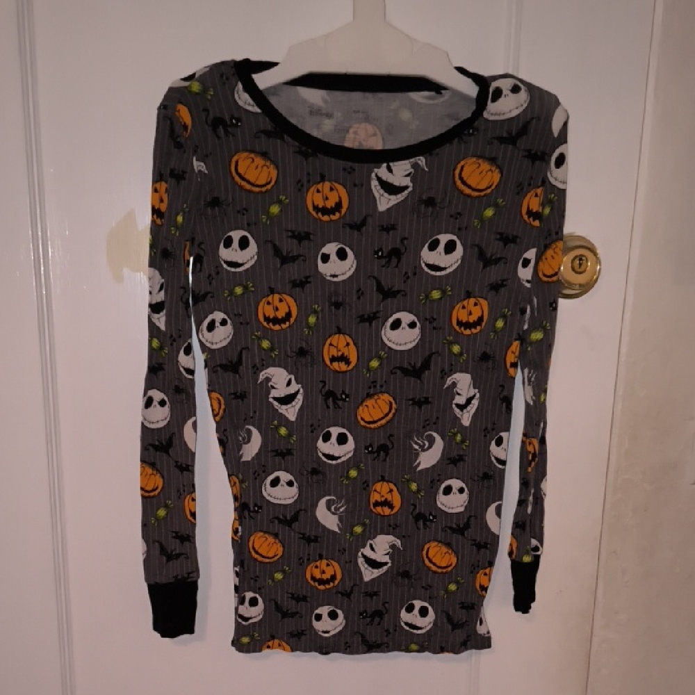 Disney | Halloween Long Sleeve Tee - Gray, Black, Orange